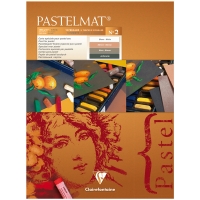 Альбом для пастели 12л. 300*400мм на склейке Clairefontaine "Pastelmat", 360г/м2, бархат, цв.блок