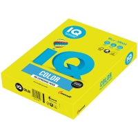 Бумага IQ "Color neon" А4, 80г/м2, 500л. (желтый неон)