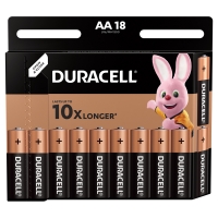 Батарейка Duracell Basic AA (LR06) алкалиновая, 18BL