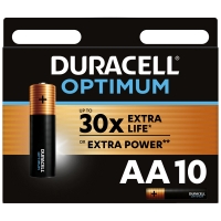 Батарейка Duracell Optimum AA (LR06) алкалиновая, 10BL