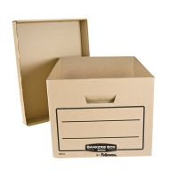 Короб архивный Fellowes FS-00101 "Bankers Box Basic" 335*445*270, гофрокартон, крафт