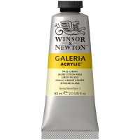 Краска акриловая художественная Winsor&Newton "Galeria", 60мл, туба, бледный лимон