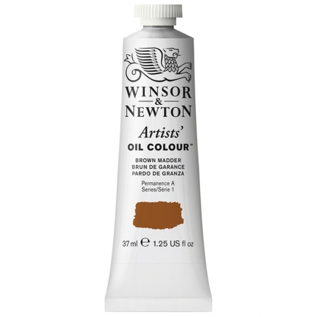 Краска масляная профессиональная Winsor&Newton "Artists' Oil", 37 мл, коричневая марена