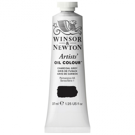 Краска масляная профессиональная Winsor&Newton "Artists' Oil", 37 мл, туба, темно-серый