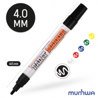 Маркер-краска MunHwa «Industrial»  черный, 4мм, нитро-основа, для промышленного применения  