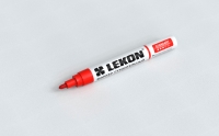 Маркер-краска LEKO, 4 мм, красный с нитроэмалью