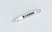 Маркер-краска LEKO, 4 мм, белый с нитроэмалью