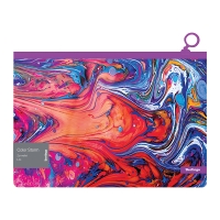 Папка-конверт на молнии Berlingo "Color Storm" А4, 180мкм, с рисунком