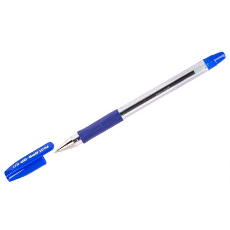 Ручка шариковая "BPS", синяя, 0,5мм, грип