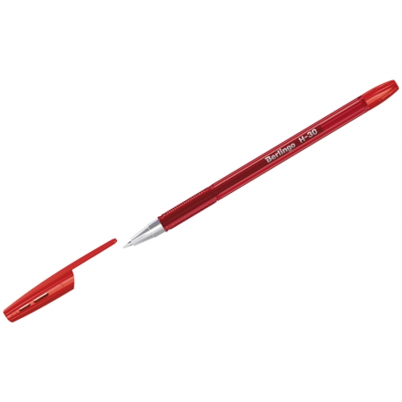 Ручка шариковая "H-30", красная, 0,7мм