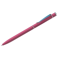 Ручка шариковая Berlingo "Golden Classic" синяя, 0,7мм, корпус розовый/хром, поворот, пластик. футляр