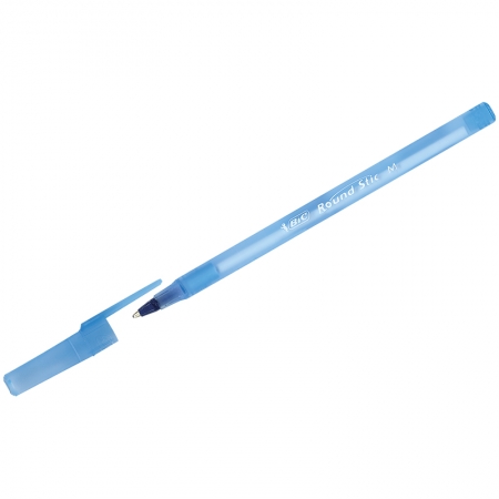 Ручка шариковая "Round Stic", синяя, 1мм, штрих-код