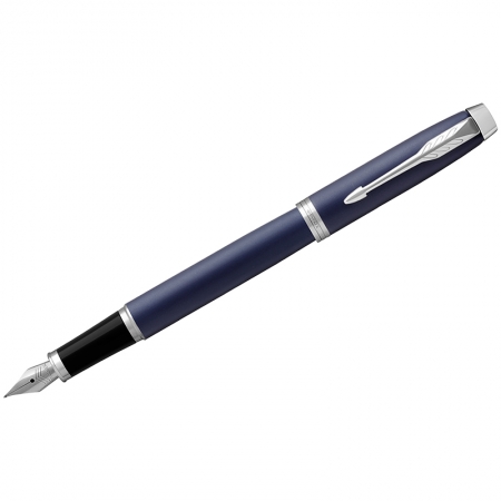 Ручка перьевая "IM Matte Blue CT" синяя, 0,8мм, подар.уп.