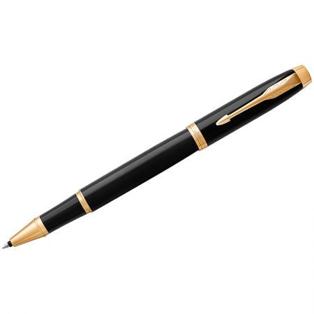 Ручка-роллер "IM Black GT" черная, 0,8мм, подар.уп.