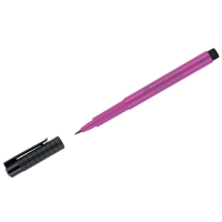 Ручка капиллярная Faber-Castell "Pitt Artist Pen Brush" цвет 125 пурпурно-розовая средняя, пишущий узел "кисть"