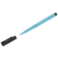 Ручка капиллярная Faber-Castell "Pitt Artist Pen Brush" цвет 154 светло-кобальтовая бирюза, пишущий узел "кисть"