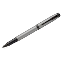Ручка-роллер Parker "IM Achromatic Grey" черная, 0,8мм, подарочная упаковка