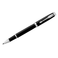 Ручка-роллер Parker "IM Essential Muted Black CT" черная, 0,8мм, подарочная упаковка