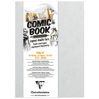 Скетчбук для маркеров 32л., 176*250 Clairefontaine "Comic book", на склейке, 220г/м2